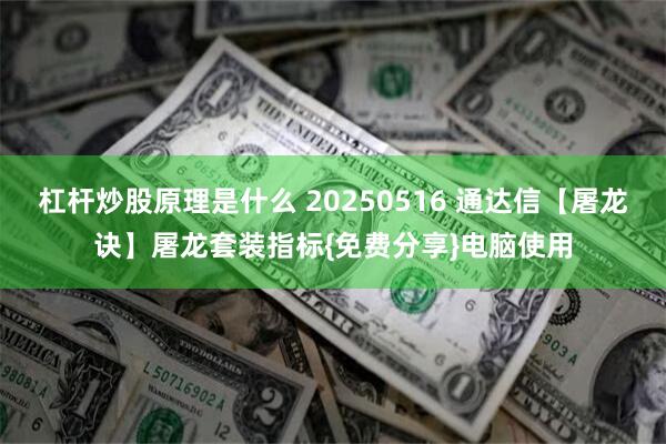 杠杆炒股原理是什么 20250516 通达信【屠龙诀】屠龙套装指标{免费分享}电脑使用